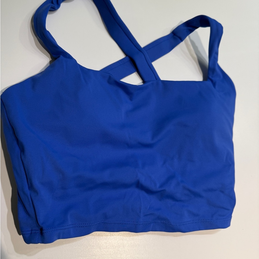 HALARA Royal Blue Cross-Back Bra